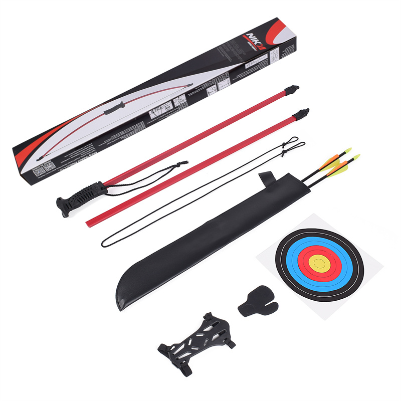 Nika Archerie 210038 44inch 15lbs Split Youthbow pour enfants Archers Target en plein air et pratique