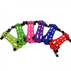 Elong Outdoor 44AG03 Haut-garde en caoutchouc doux double face à double face à l\'aide de flèches de tir à la tierie de prise de vue en plastique