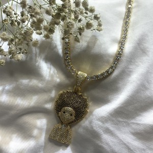 Collier de hip hop hip hop hip hop de zircon