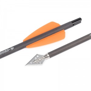 NIKA Tiry 114521-02 Boulon de carbone ID6.2MM 7.5inch pour le système COBRA Adder/R9/RX Equipement de chasse à l\'arc