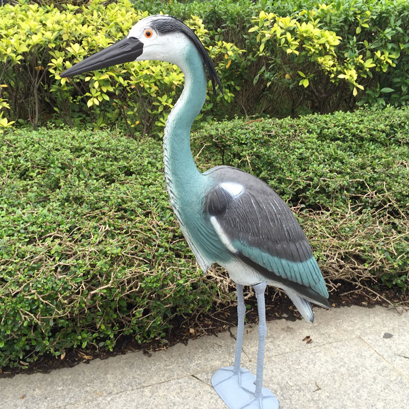 Blue Heron Decoy de jardin en plastique jardin pelouse art ornements décor