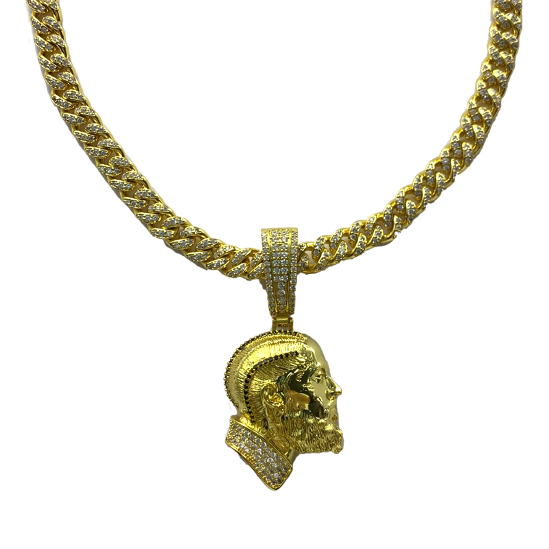 Pendentif face tête de tête de tête Nipsey Hussle
