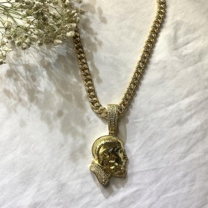 Pendentif face tête de tête de tête Nipsey Hussle