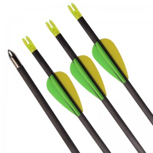 Elong extérieur 112164 ID4.2mm Carbon arrow 30inch SP600 Tir à l\'arc de tir à l\'arc