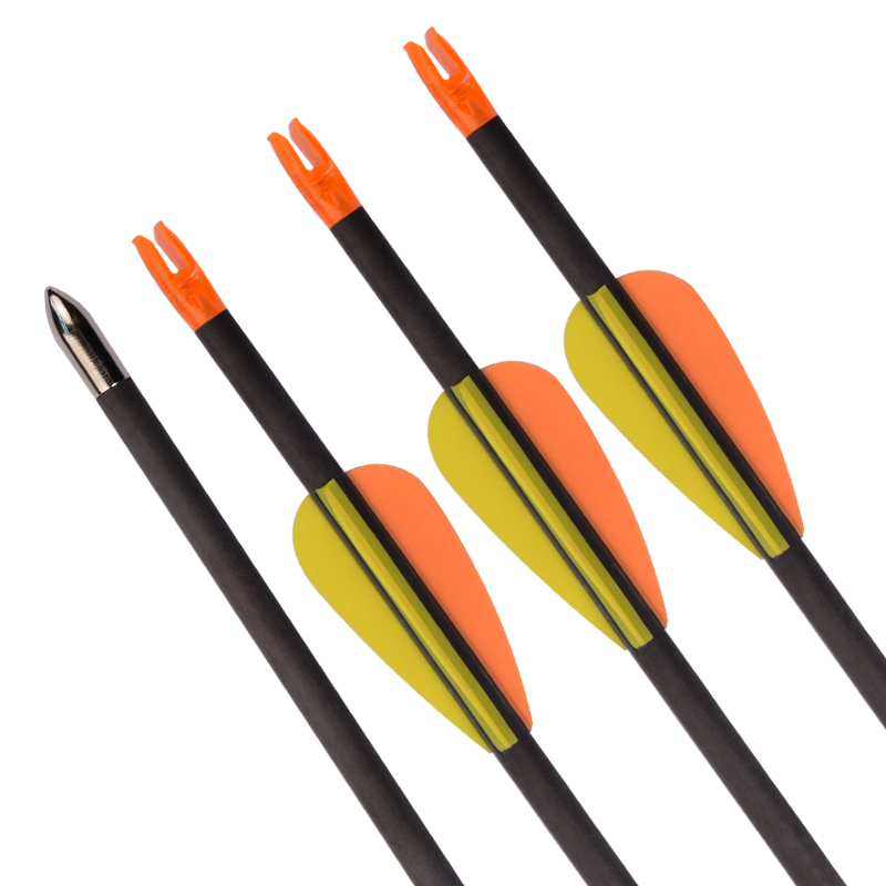 Elong extérieur 112164 ID4.2mm Carbon arrow 30inch SP600 Tir à l'arc de tir à l'arc