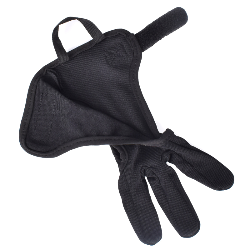 Elong Outdoor 42ft08 Gant de doigt Nylon Fabriqué à la main Tir à l'arc de tir à la main Protection des doigts
