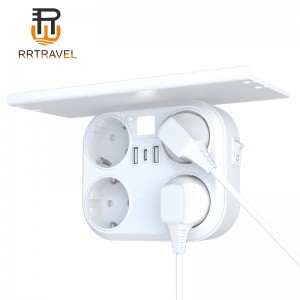 Nouveaux produits Allemand Bouchon mural standard, lumière denuit d\'induction avec fonction de plateau, bouchon standard allemand monté sur mur