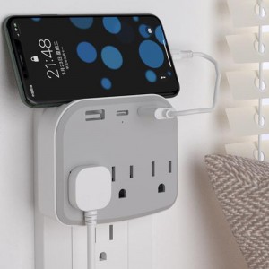 Nouvelle extension standard américaine Nouvelle prise murale américaine Standard Standard Standard American Standard Conversion Plug Un à trois American Standard Wall Plug Plug-American Standard Extension standard