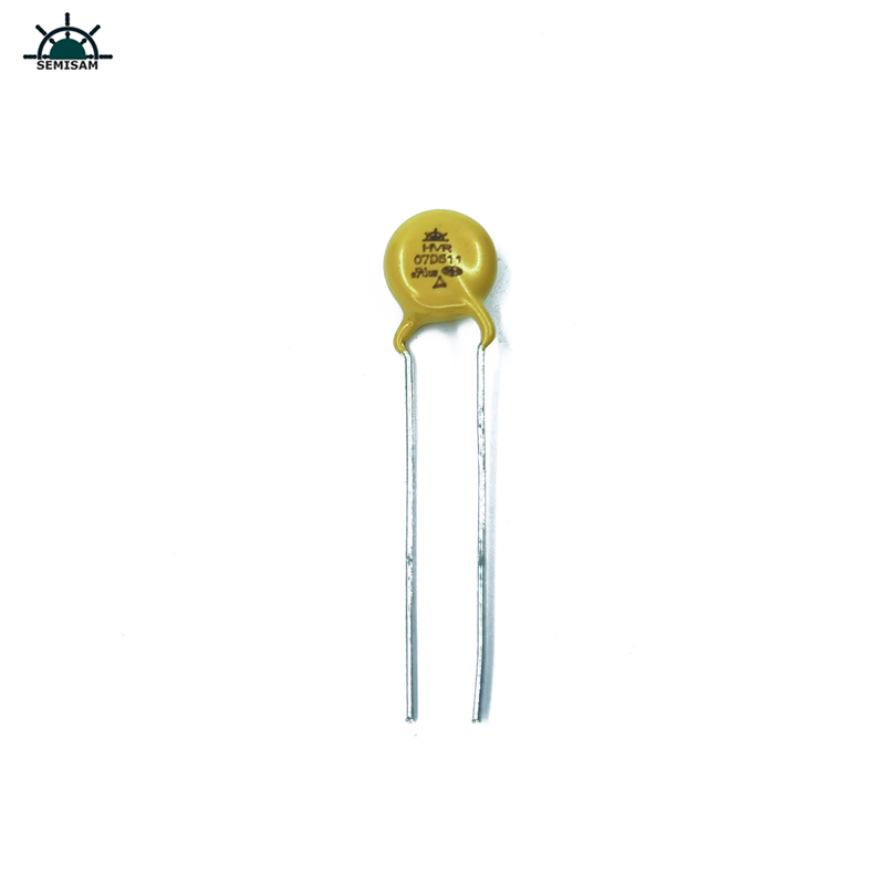 Fabricant d'origine Long plomb, Silicon jaune MOV 7D511 510V 7mm RESISTOR MOV varistor