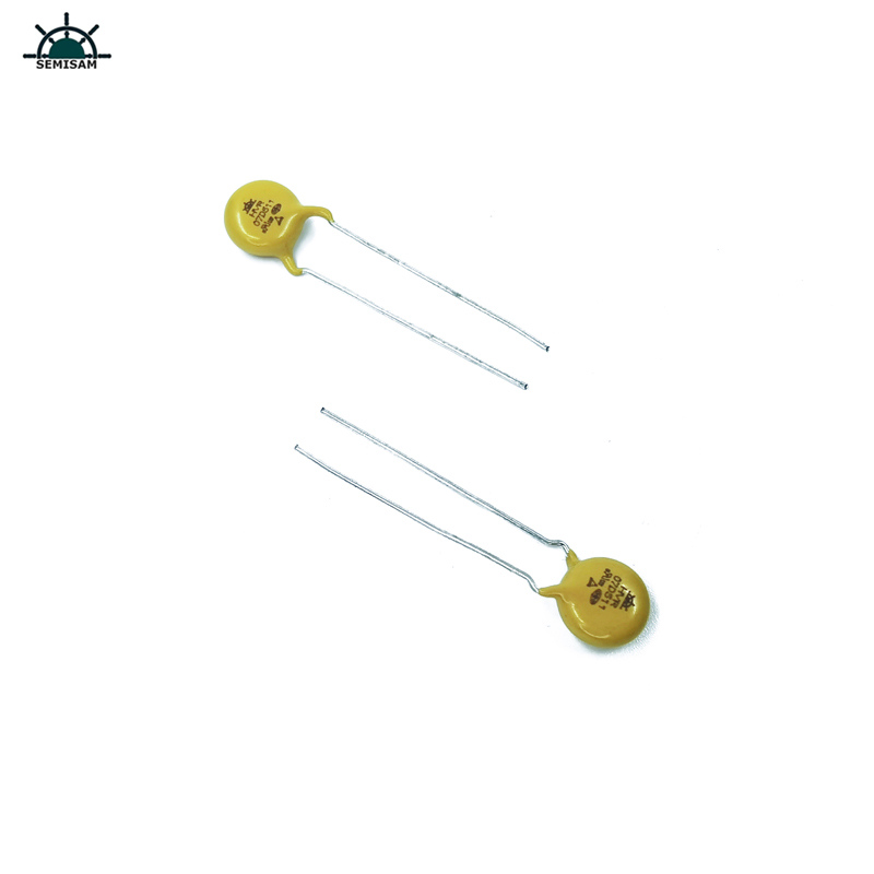 Fabricant d'origine Long plomb, Silicon jaune MOV 7D511 510V 7mm RESISTOR MOV varistor
