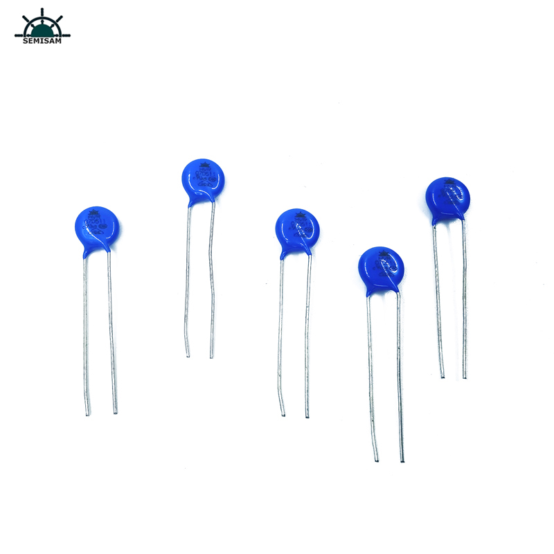 Fabricant d'origine Long plomb, Bleu Silicon MOV 7D511 510V 7mm RESISTOR MOV varistor