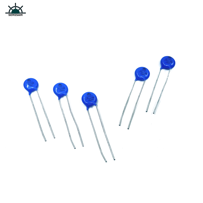 Fabricant d'origine Long plomb, Bleu Silicon MOV 7D511 510V 7mm RESISTOR MOV varistor