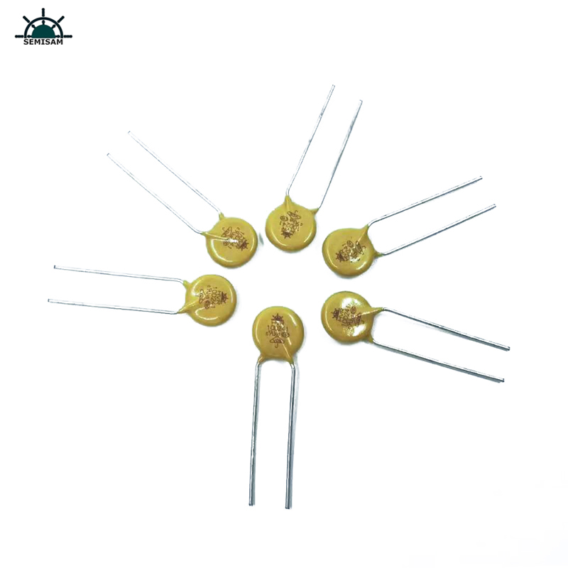 Résistance de la Chine Fournisseur de bonne qualité Silicon jaune 10D241 Diamètre 10mm Varistor oxyde de métal MOV pour PCB PCBA