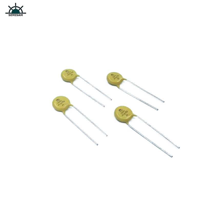 Chine Composants électroniques ODM, Varistor jaune MOV 10MM 10D561 560V de zinc (varisteur d'oxyde mobulale)