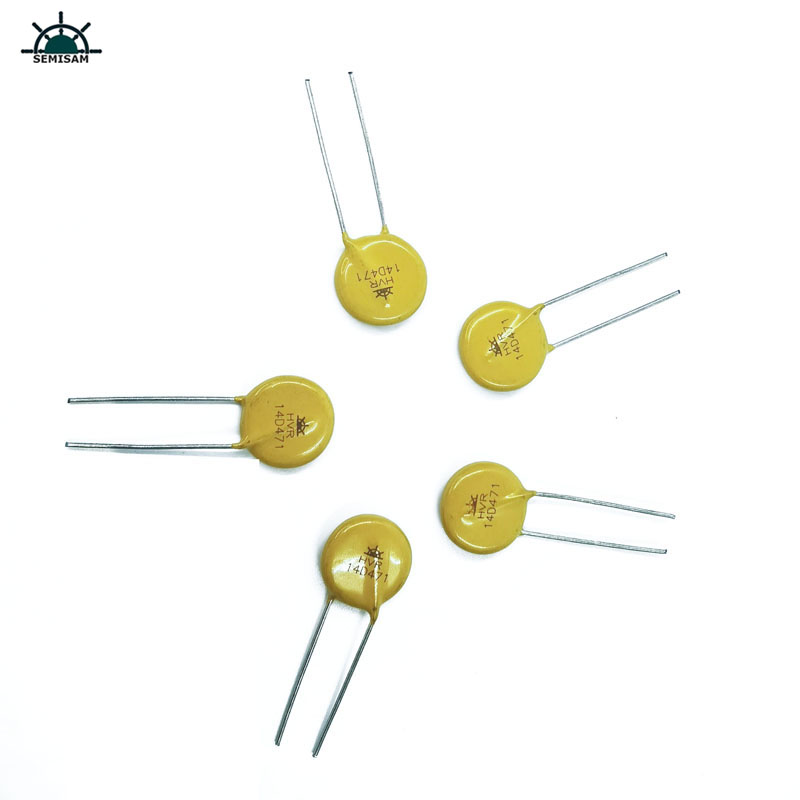 Chine Composants électroniques, MOV jaune 14MM 14D471 470V Varistor Zov Varistor Indestrial