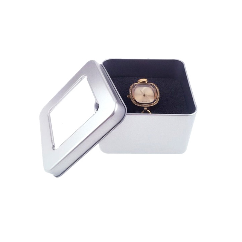 Boîte à étain carrée (90mm * 90mm * 55mm)