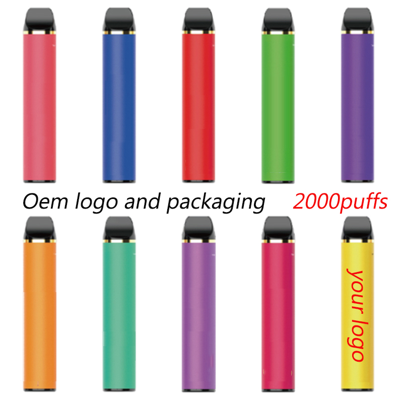 OEM Jetable Vape Stylo Logo personnalisé jetable personnalisé