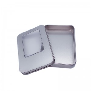 Boîte d\'étain rectangulaire (115mm * 85mm * 22mm)