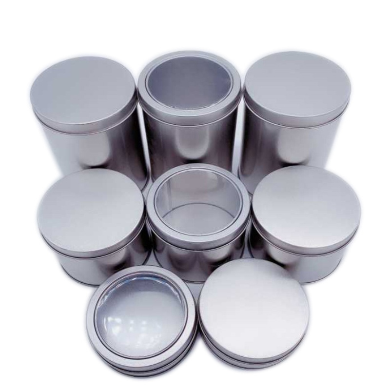 Fabricants TIN CANS PERSONNALISÉS, U DISQUE BOX/BOÎTE DE NOËL TIN/Emballage de la boîte de fer de pêche (diamètre: 75mm)