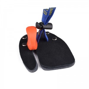 Elong extérieur 42ft05 lh m taille arc tacher tache à tir à la tierge doigt protège-doigt épargnant tablier de prise de vue en cuir pour arc de récurve