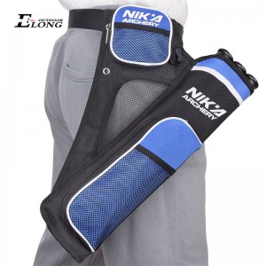 NIKA Tir à l\'arc 430021 Rh Blue Color Color Travembre Pour Holding Flèches 3 Tube Quiver Travage Formation à la chasse à l\'arc arrow Quiver