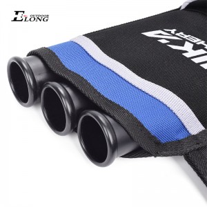 NIKA Tir à l\'arc 430021 Rh Blue Color Color Travembre Pour Holding Flèches 3 Tube Quiver Travage Formation à la chasse à l\'arc arrow Quiver