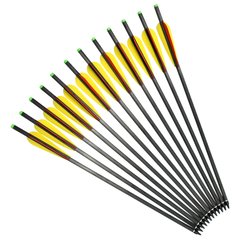Elong extérieur 117805 18 pouces de carbone 18 pouces OD de 8,8 mm arbalète arbalète Sports de chasse à l'aide de boulons