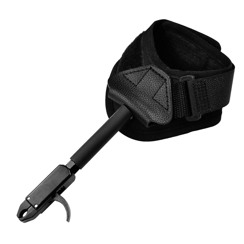 Elong Outdoor 42RA02 Caliper Libération Noir Adulte Déclencheur Bracelet Bracelet de tir à l'arc composé Arc Accessoires