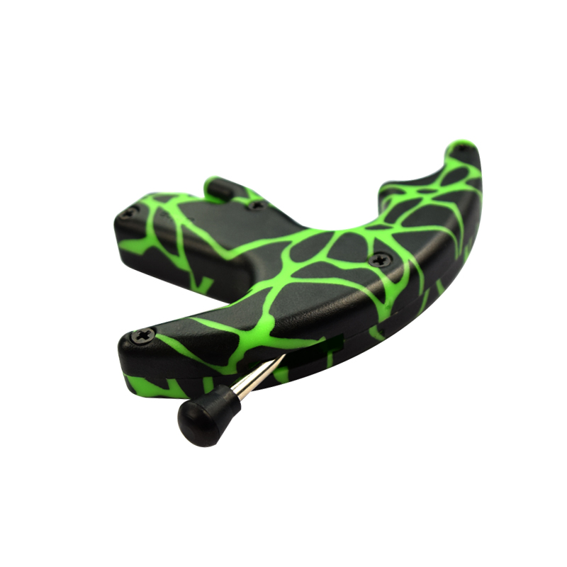 Elong Extérieur 42RA01-GNS Green Camo Thumb Suivant Aidez l'aide à l'arc de tir à l'arc utilisant l'aide