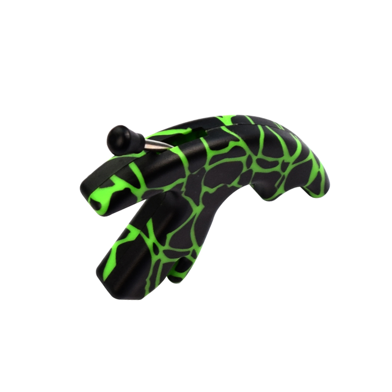 Elong Extérieur 42RA01-GNS Green Camo Thumb Suivant Aidez l'aide à l'arc de tir à l'arc utilisant l'aide