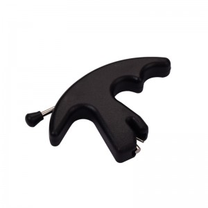 Elong Extérieur 42RA01-BK Noir Couleur Pouce Allumé Aide Archis de tir à l\'arc