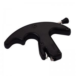 Elong Extérieur 42RA01-BK Noir Couleur Pouce Allumé Aide Archis de tir à l\'arc