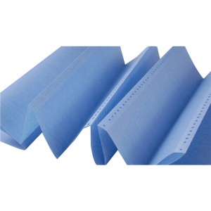 Papier de carte de visite bleu ignifuge Flame, papier isolant DMD résistant à la température domestique, papier isolant de la batterie Formation