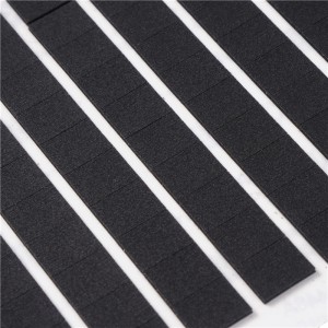 Absorption de l\'absorption de l\'amortisseur de mousse du poron de la forme spéciale et de la compression de la moussenoire de la mousse ignifuge de 0,5 mm