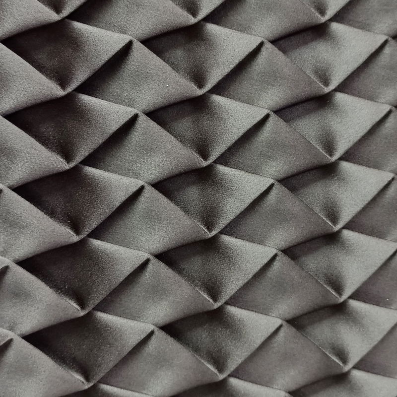 gaufrage en tissu