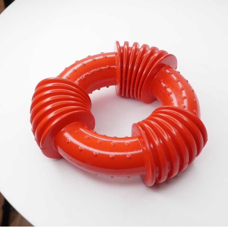 Jouets à mâcher de chien en caoutchouc interactif extrêmes furjoyz