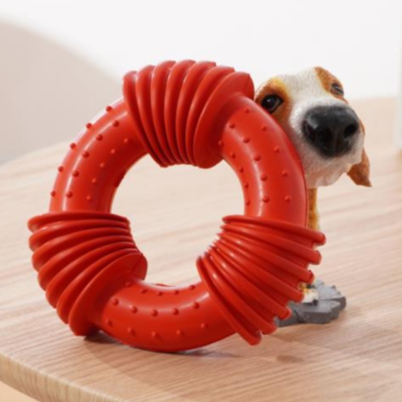 Jouets à mâcher de chien en caoutchouc interactif extrêmes furjoyz