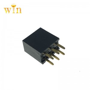 2.54mm Pitch 2x3P Connecteur de connecteur femelle