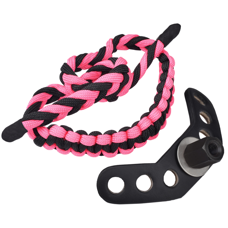 Elong extérieur 470014 poignet en cuir métal gromate rose pour le tir à l'arc