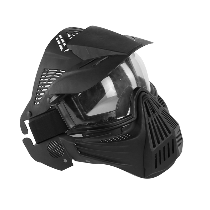 Elong Outdoor 44Ma58-BK Airsoft Masque CS Jeu Masques tactiques Full Face Airsoft Protect Protection du visage