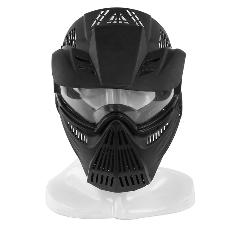 Elong Outdoor 44Ma58-BK Airsoft Masque CS Jeu Masques tactiques Full Face Airsoft Protect Protection du visage