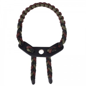 Elong Extérieur 470020 Bracelet Sling Dark Vert Couleur En Cuir Métal Grompe pour Tir à l\'arc Terrain d\'arc