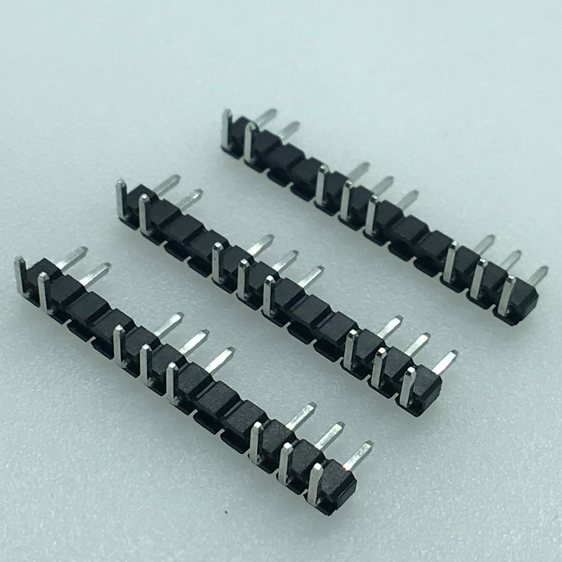 2.54mm Pitch 12P 90 ° Broche à angle droit Connecteur d'épingle vide 4P