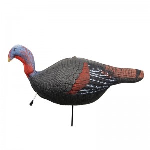 1 paire réjouissable Jake&hen Turkeys Decoss pour la chasse avec des piquets de transport sac pliable