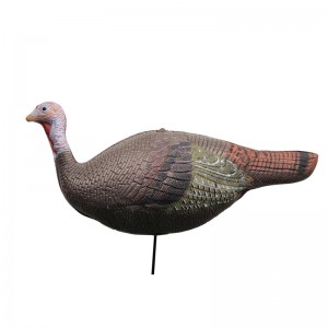 1 paire réjouissable Jake&hen Turkeys Decoss pour la chasse avec des piquets de transport sac pliable