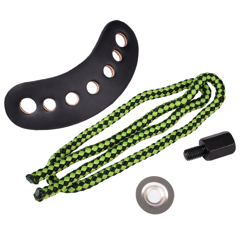 Elong Outdoor 470012 Bracelet Sling Green Couleur En Cuir Métal Gromge Compound Arc de tir à l'arc