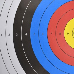 Elong Outdoor 41Tf01 60 * 60 cm Cible Face Face pour la pratique de la pratique du tir à l\'arc