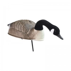 3 Têtes Decoss d\'oie en plastique demi-coque changeable pour la chasse et le parc