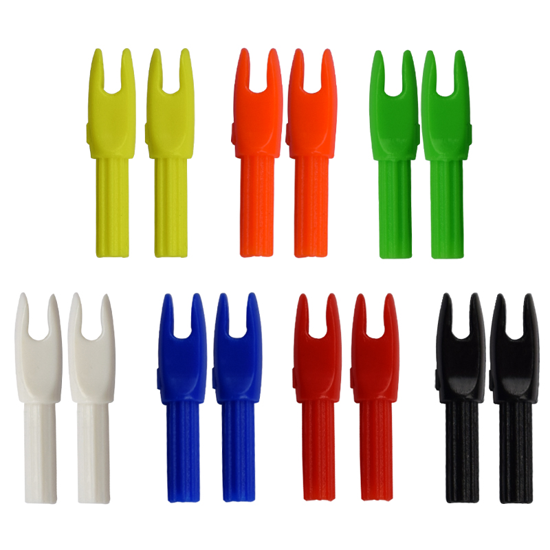 NIKA Tir à l'arc 14n808 Insérer une arrow en plastique NOCK pour les flèches de carbone de tir à l'arc