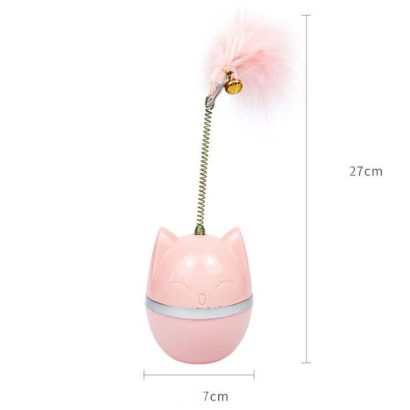 The New Pet Cat Toy Tumbler taquiner la boule de chat taquinerie Teasing Cat Stick Cat Stick Fabricant d'artefact anti-ennuyeux